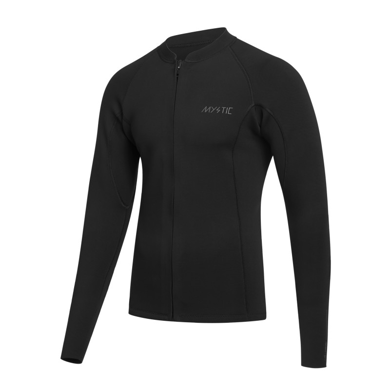 Top néoprène MYSTIC Majestic Surf Jacket L/S 2mm Frontzip Black