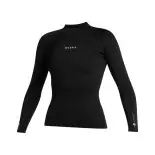 Top néoprène femme MYSTIC Lunar L/S Top Neoprene 2mm Black