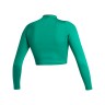 Top néoprène femme MYSTIC Lunar L/S Crop Top Neoprene 2mm Green