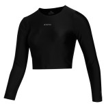 Lycra femme MYSTIC Sunn L/S Crop Rashvest Black