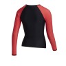 Lycra femme MYSTIC Jayde L/S Rashvest Black / Red