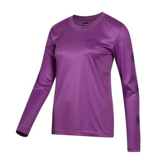 Lycra femme MYSTIC Jayde L/S Loose Quickdry Sunset Purple