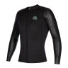 Top néoprène MYSTIC L/S Fzip Black