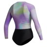 Combi lycra femme MYSTIC Jayde L/S One Piece Purple / Green