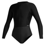 Combi lycra femme MYSTIC Jayde L/S One Piece Black