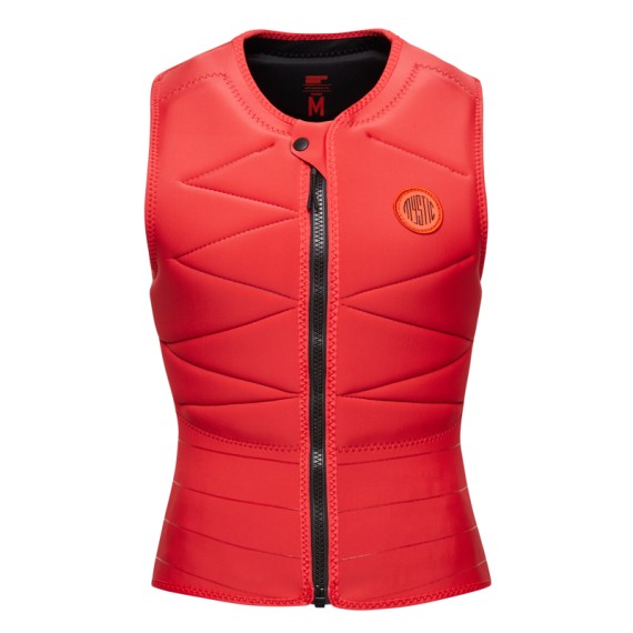 Gilet impact femme MYSTIC Ruby Fzip Sunset Red