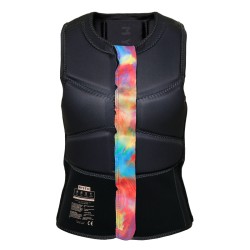 Gilet impact kitesurf/windsurf femme MYSTIC Ruby Front Zip Dark Grey