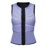 Gilet impact kitesurf/windsurf femme MYSTIC Ruby Front Zip Black / Purple