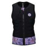 Gilet impact femme MYSTIC Zodiac Frontzip Wake Black / Purple