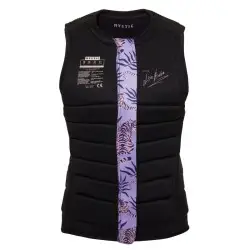 Gilet impact femme MYSTIC Zodiac Frontzip Wake Black / Purple