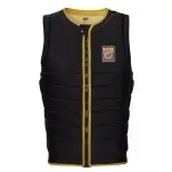 Gilet impact MYSTIC The Dom Front Zip Black / Yellow