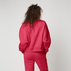 Sweat femme MYSTIC Dropped Shoulder Crew Bubblegum