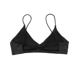 Bikini top MYSTIC Bruna Black / Glitter