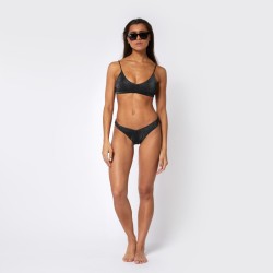 Bikini top MYSTIC Bruna Black / Glitter