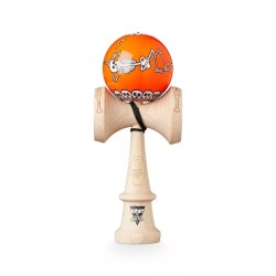 Kendama KROM x JODY BARTON Skeletons Orange