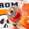 Kendama KROM x JODY BARTON Skeletons Orange