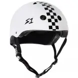 Casque S-ONE Mega Lifer White checkers