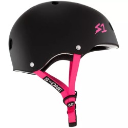 Casque S-ONE Lifer Matte black pink straps