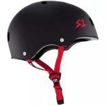 Casque S-ONE Lifer Matte black red straps