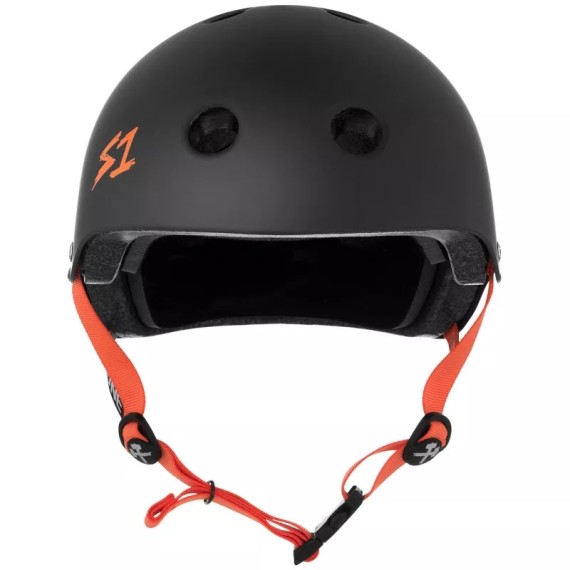 Casque S-ONE Lifer Matte black orange straps