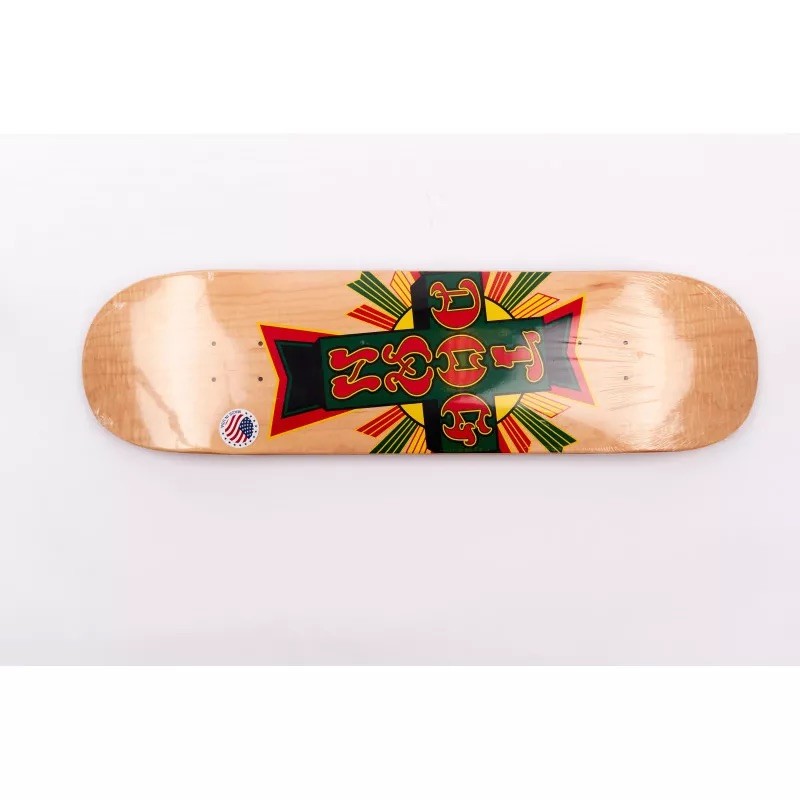 Plateau skate DOGTOWN Cross Logo Rasta Bois 8.5