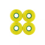 Roues longboard 1LOVE Corro 80A Jaune 65mm