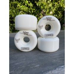 Roues skate TRIGGER Conical 101A Blanc 31mm x4 52 mm