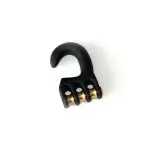 Poulie PULLEY hook aluminium 3 rollers - 20 mm - UNIFIBER  Neuf - Taille 20 mm