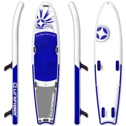 Stand Up Paddle Gonflable UNIFIBER Flying Fish Tandem Event iSup 14.9 Naked