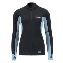 Lycra zippé femme PROLIMIT Quick Dry Top Ice Blue