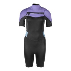 Combinaison shorty femme PROLIMIT Fire Freezip 2/2 Q-lining FL Lavender/Black