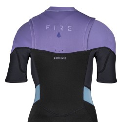 Combinaison shorty femme PROLIMIT Fire Freezip 2/2 Q-lining FL Lavender/Black