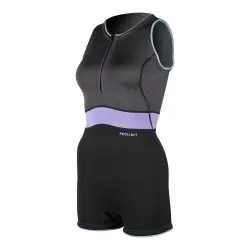 Combinaison femme short jane PROLIMIT Fire Sleeveless Frontzip 2/2 Q-lining FL Lavender/Black